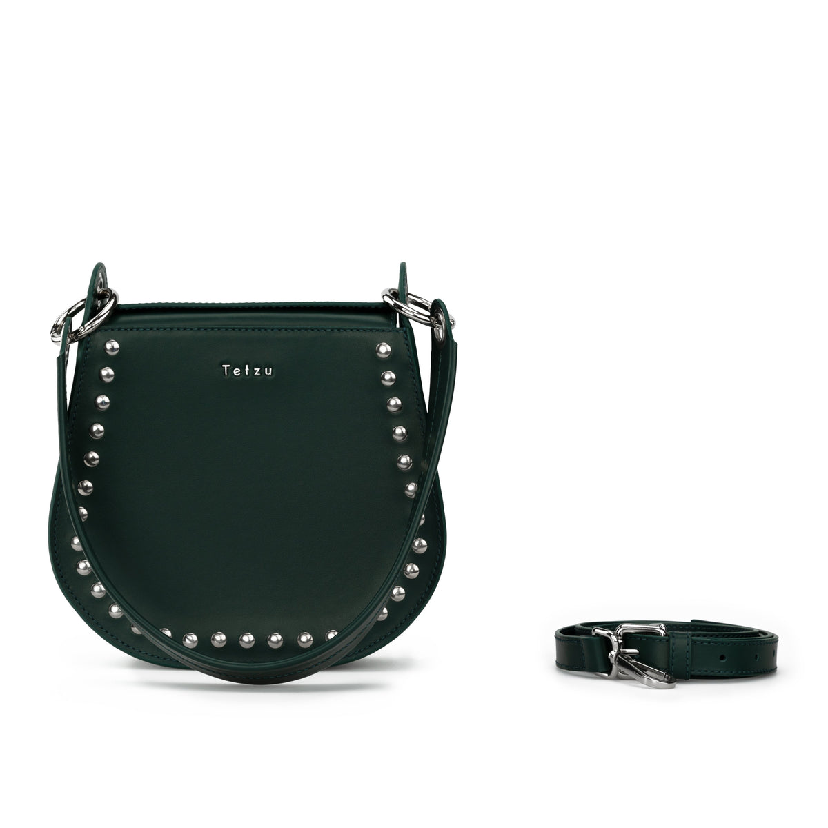 Misu crossbody Leather Handbag - Mystic Green